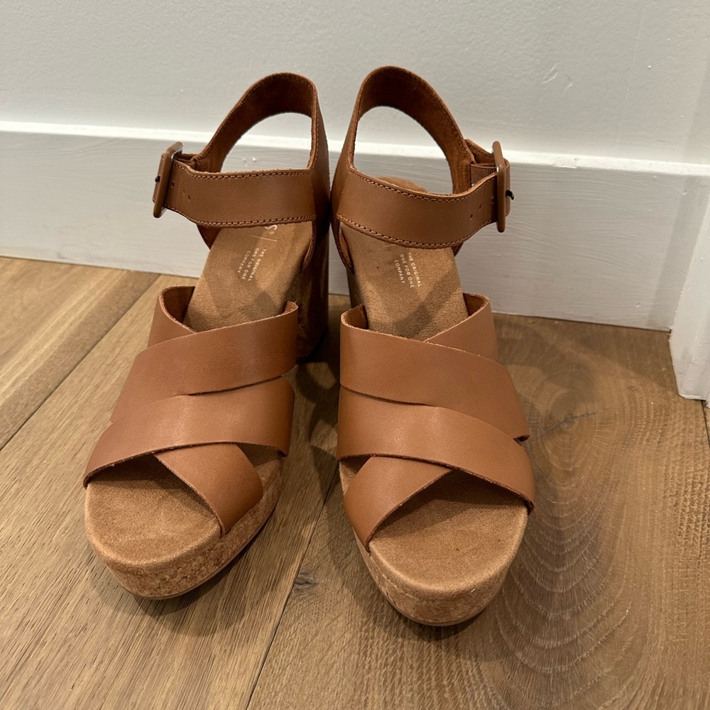 TOMs Ava Heeled Strappy Sandal